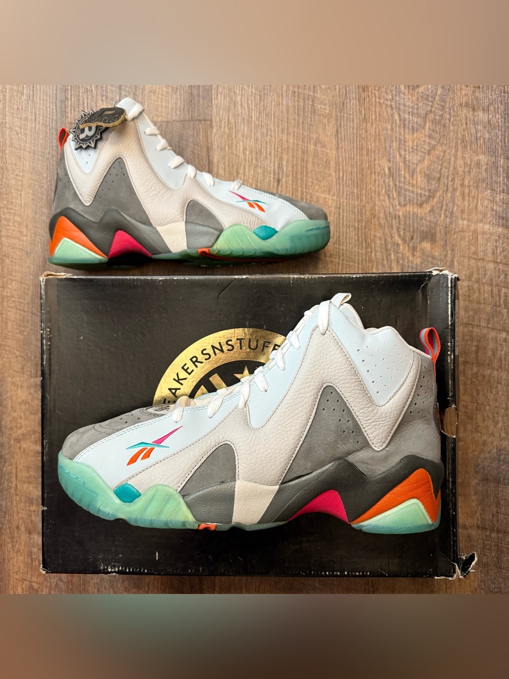 Reebok Kamikaze 2 II Mid Token 38 x Sneakersnstuff x Packer Shoes ASG 1996 2015